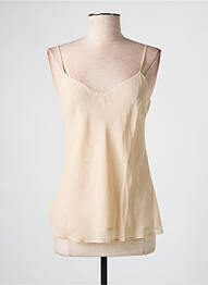 Top/caraco légère et transparente beige MARJOLAINE femme