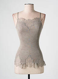 Top/caraco stretch gris OSCALITO femme