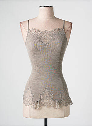 Top/caraco stretch gris OSCALITO femme