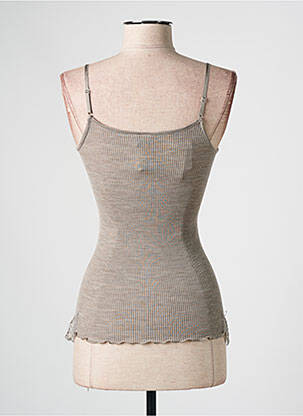 Top/caraco stretch gris OSCALITO femme