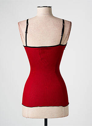 Top/caraco stretch rouge ARTIMAGLIA femme