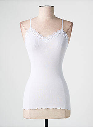 Top/caraco stretch blanc OSCALITO femme