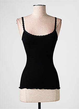 Top/caraco stretch noir ARTIMAGLIA femme