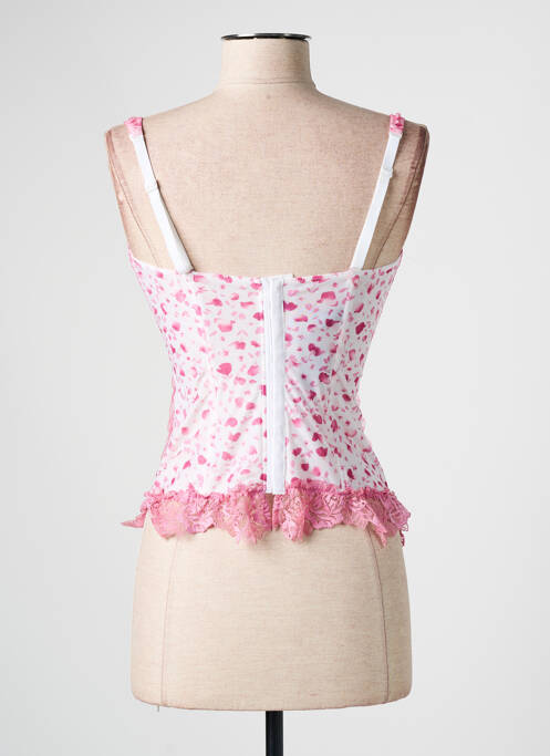 Corset rose AMBRA pour femme