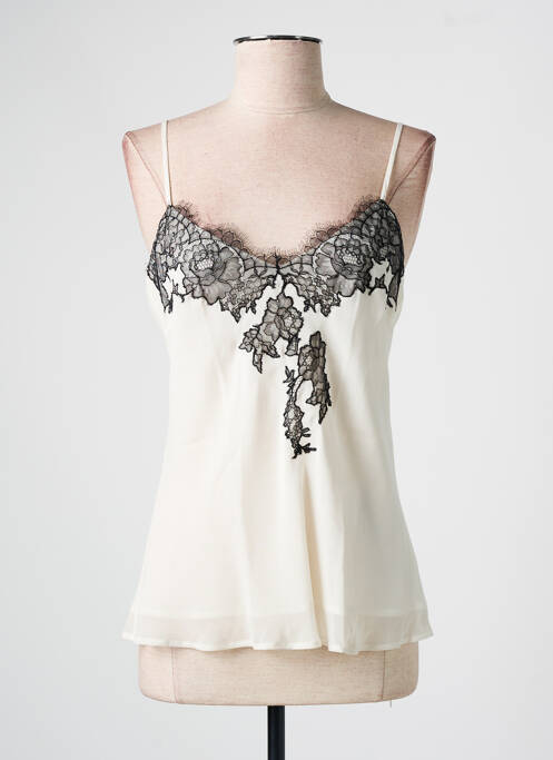 Top/Caraco beige MARJOLAINE pour femme