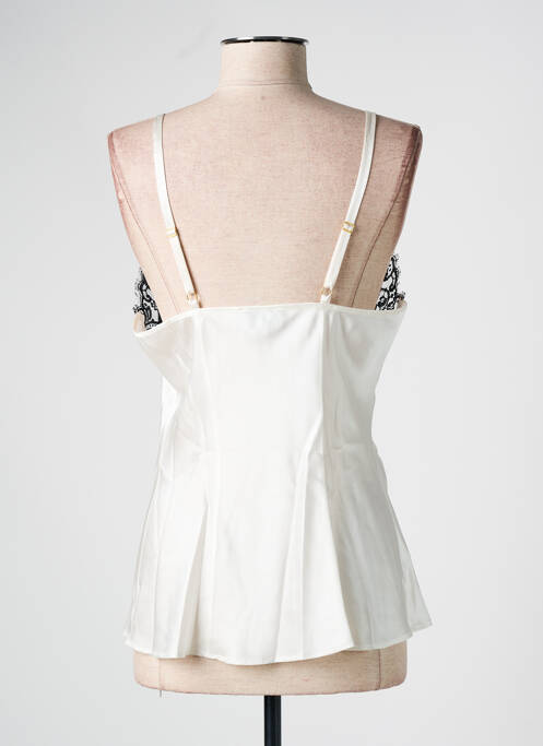 Top/Caraco blanc MARJOLAINE pour femme