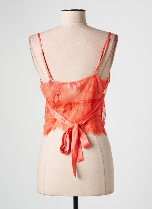 Top/Caraco orange MARJOLAINE pour femme