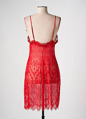 Nuisette/combinette col v rouge MARJOLAINE femme