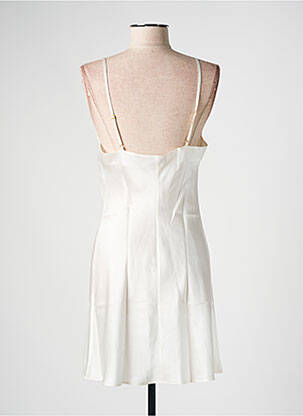 Nuisette/combinette col v blanc MARJOLAINE femme