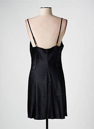 Nuisette/combinette col v noir MARJOLAINE femme