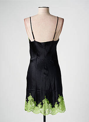 Nuisette/combinette col v noir MARJOLAINE femme