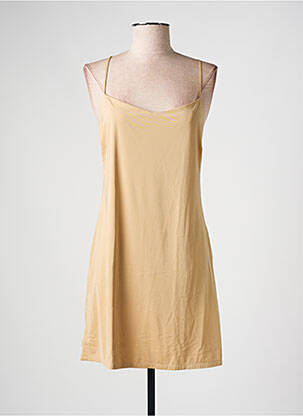 Jupon /fond de robe stretch beige MARJOLAINE femme