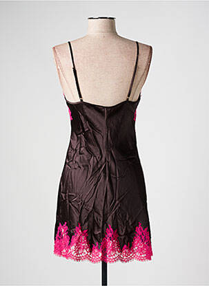 Nuisette/combinette col v marron MARJOLAINE femme