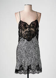 Nuisette/combinette col v noir MARJOLAINE femme