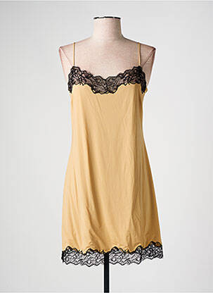 Nuisette/combinette fines bretelles beige MARJOLAINE femme