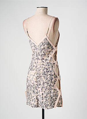 Nuisette/combinette col v marron MARJOLAINE femme