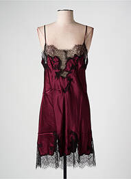 Nuisette/combinette col v rouge MARJOLAINE femme