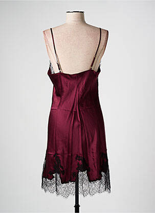 Nuisette/combinette col v rouge MARJOLAINE femme