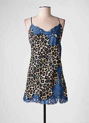 Nuisette/combinette col v bleu MARJOLAINE femme