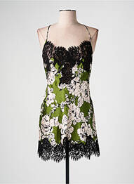 Nuisette/combinette col v vert MARJOLAINE femme