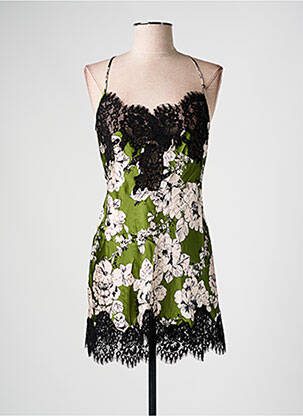 Nuisette/combinette col v vert MARJOLAINE femme