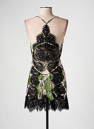 Nuisette/combinette col v vert MARJOLAINE femme