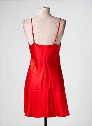 Nuisette/combinette col v rouge MARJOLAINE femme