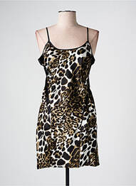 Nuisette/combinette col rond noir MARJOLAINE femme