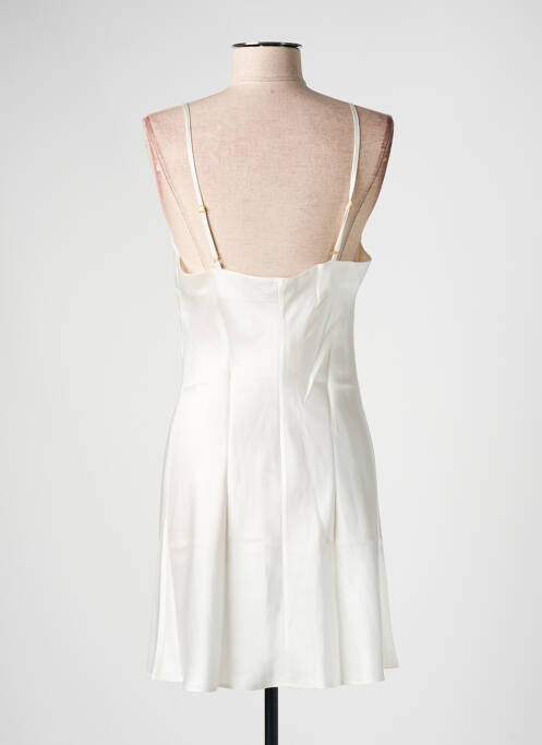 Nuisette/combinette col v blanc MARJOLAINE femme