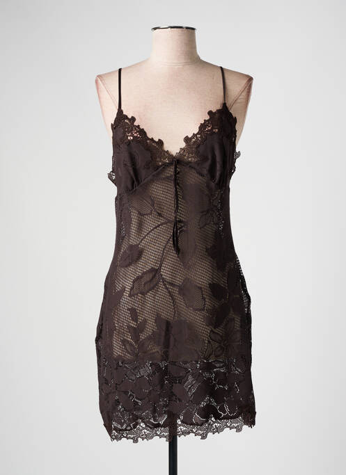 Nuisette/combinette marron MARJOLAINE pour femme