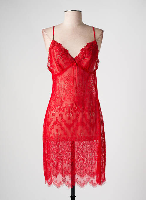Nuisette/combinette rouge MARJOLAINE pour femme