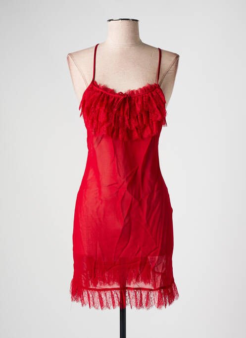 Nuisette/combinette rouge MARJOLAINE pour femme