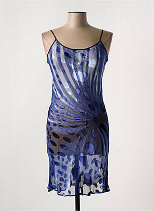 Nuisette/combinette légère et transparente bleu MARJOLAINE femme
