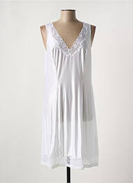 Jupon /fond de robe stretch blanc MARJOLAINE femme