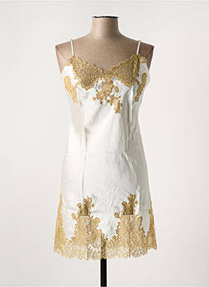 Nuisette/combinette effet matière satinée beige MARJOLAINE femme