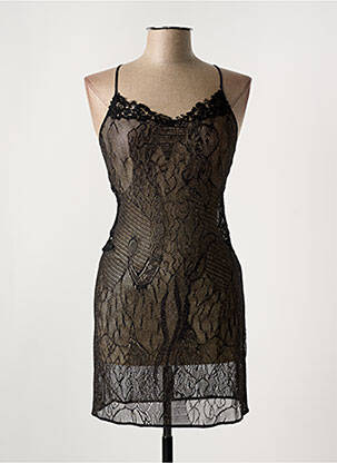 Nuisette/combinette stretch noir MARJOLAINE femme