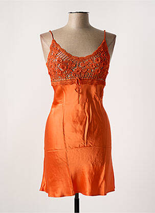 Nuisette/combinette stretch orange MARJOLAINE femme