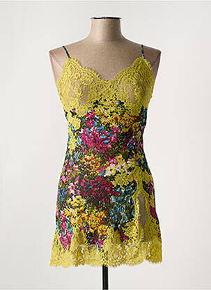 Nuisette/combinette légère et transparente jaune MARJOLAINE femme