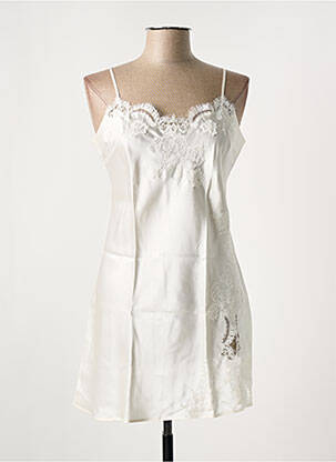 Nuisette/combinette effet matière satinée beige MARJOLAINE femme