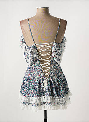 Nuisette/combinette légère et transparente bleu MARJOLAINE femme