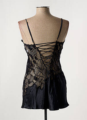 Nuisette/combinette stretch noir MARJOLAINE femme