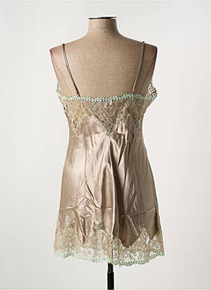 Nuisette/combinette effet matière satinée marron MARJOLAINE femme