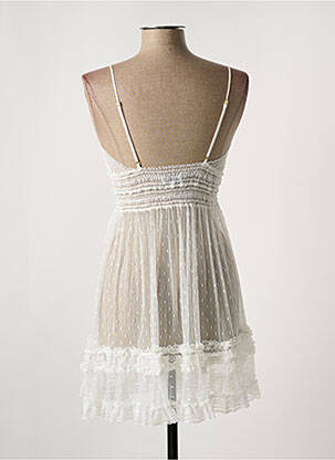Nuisette/combinette légère et transparente blanc MARJOLAINE femme