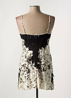 Nuisette/combinette effet matière satinée gris MARJOLAINE femme