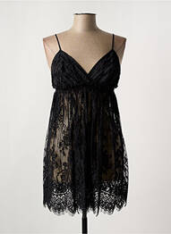 Nuisette/combinette stretch noir MARJOLAINE femme