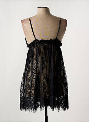 Nuisette/combinette stretch noir MARJOLAINE femme