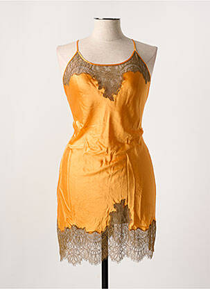 Nuisette/combinette col rond orange MARJOLAINE femme