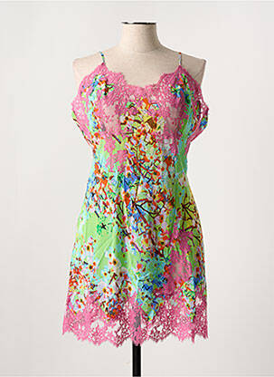 Nuisette/combinette effet matière satinée vert MARJOLAINE femme