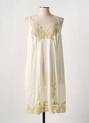 Jupon /Fond de robe beige MARJOLAINE pour femme seconde vue