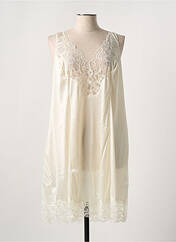 Jupon /Fond de robe beige MARJOLAINE pour femme seconde vue